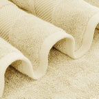 8-Piece Combed Cotton Towel Set (Beige)