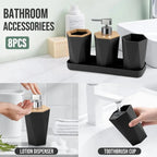 8-Piece Bathroom Accessory Set