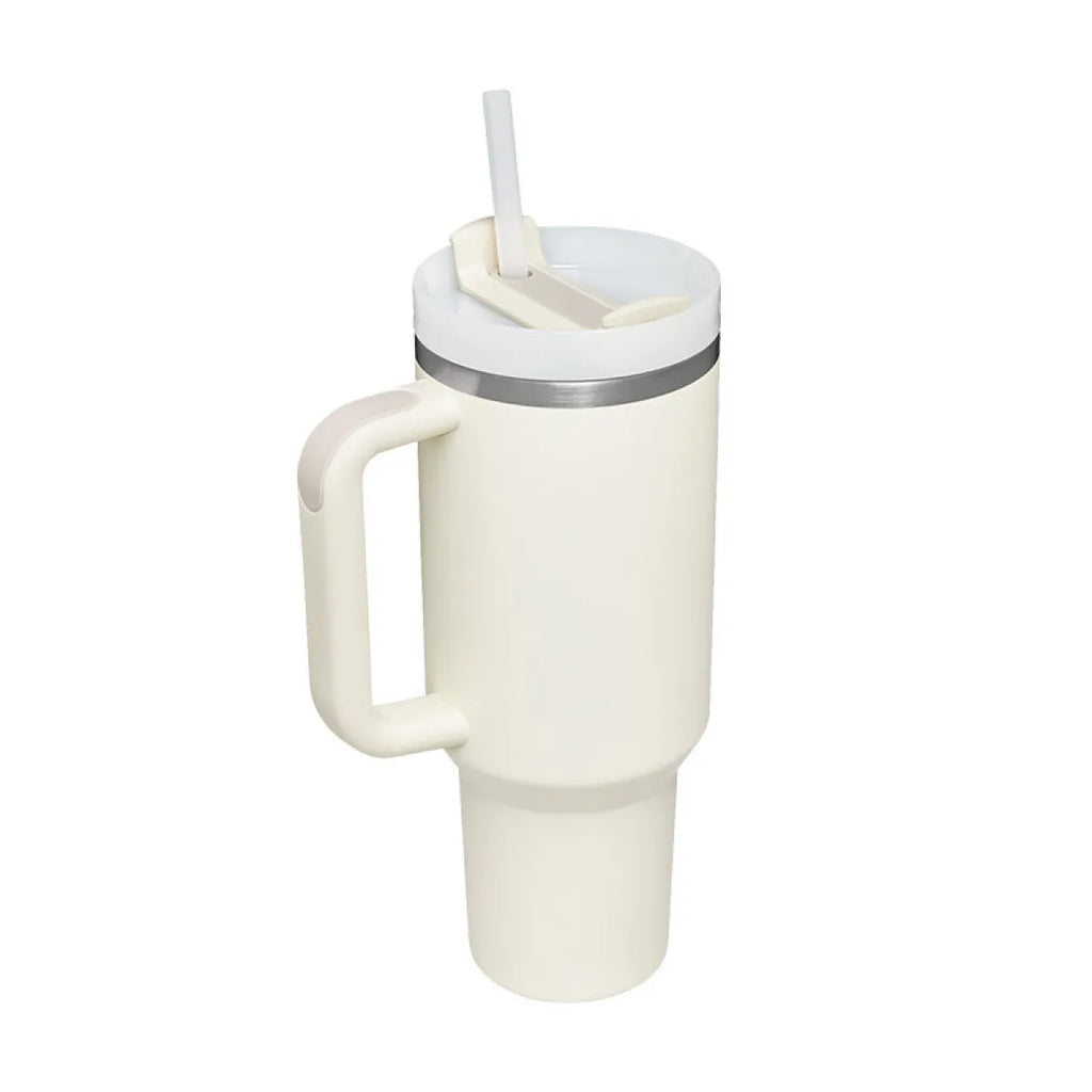 40 oz Stainless Steel Spill-Proof Insulated Tumbler with Straw