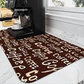 Absorbent Coffee Maker Counter Mat – Diatomite Quick-Dry Surface