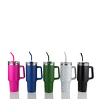 40 oz Powder-Coated Travel Tumbler