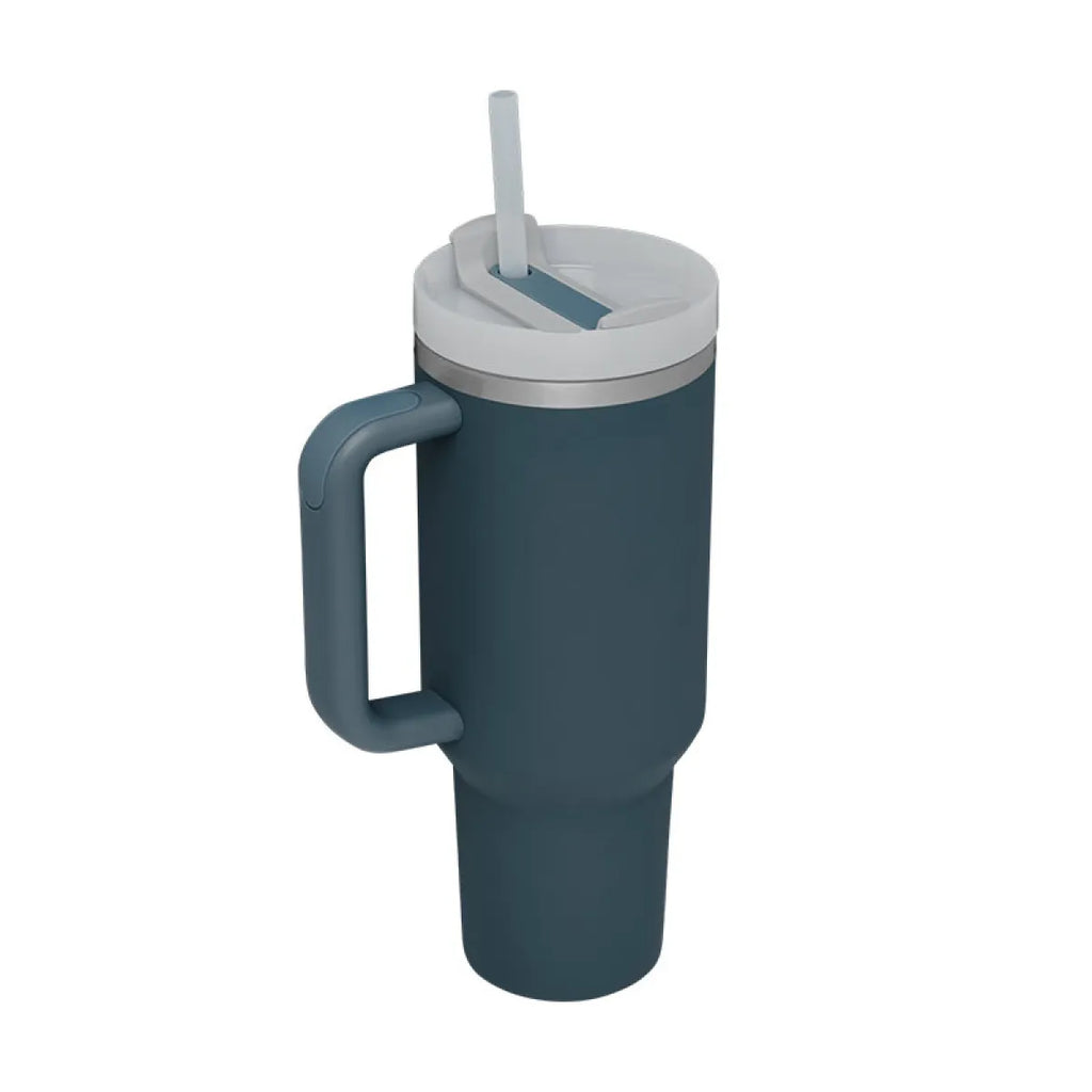 40 oz Stainless Steel Spill-Proof Insulated Tumbler with Straw