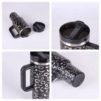 40 oz Stainless Steel Spill-Proof Insulated Tumbler with Straw