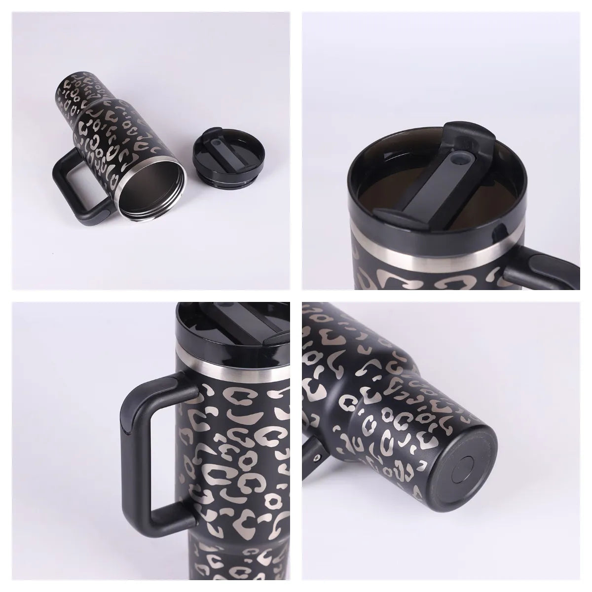 40 oz Stainless Steel Spill-Proof Insulated Tumbler with Straw