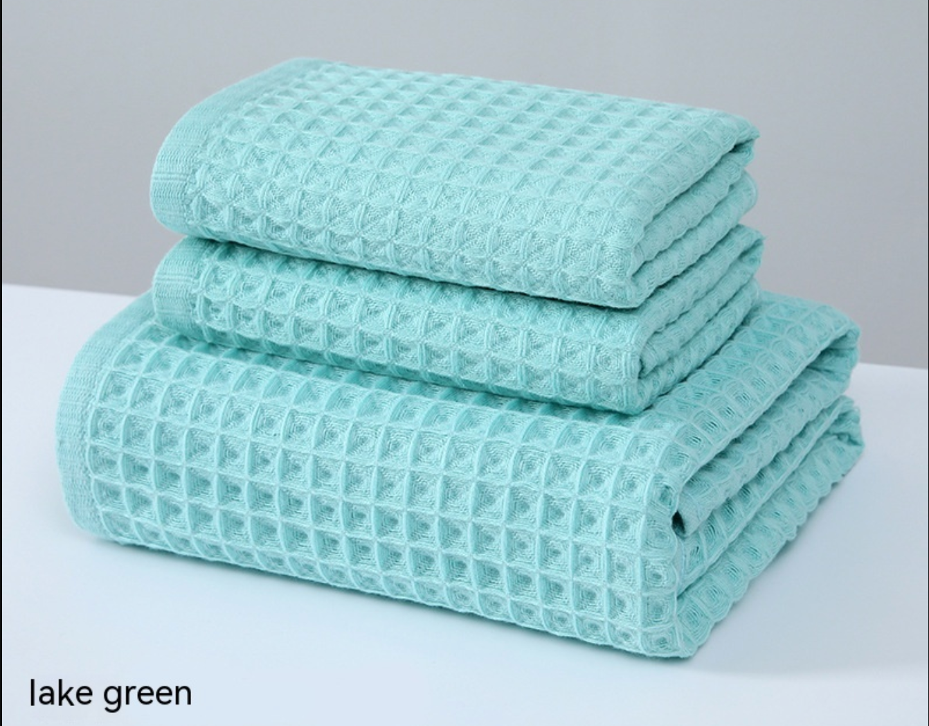 Waffle Cotton Bath Towel