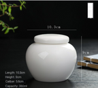 Ceramic Tea Storage Canister – Modern Airtight Tea Jar