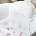 Bath Pillow for Tub with Suction Cups – Pure Wellness Living (White)