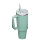 40 oz Stainless Steel Spill-Proof Insulated Tumbler with Straw
