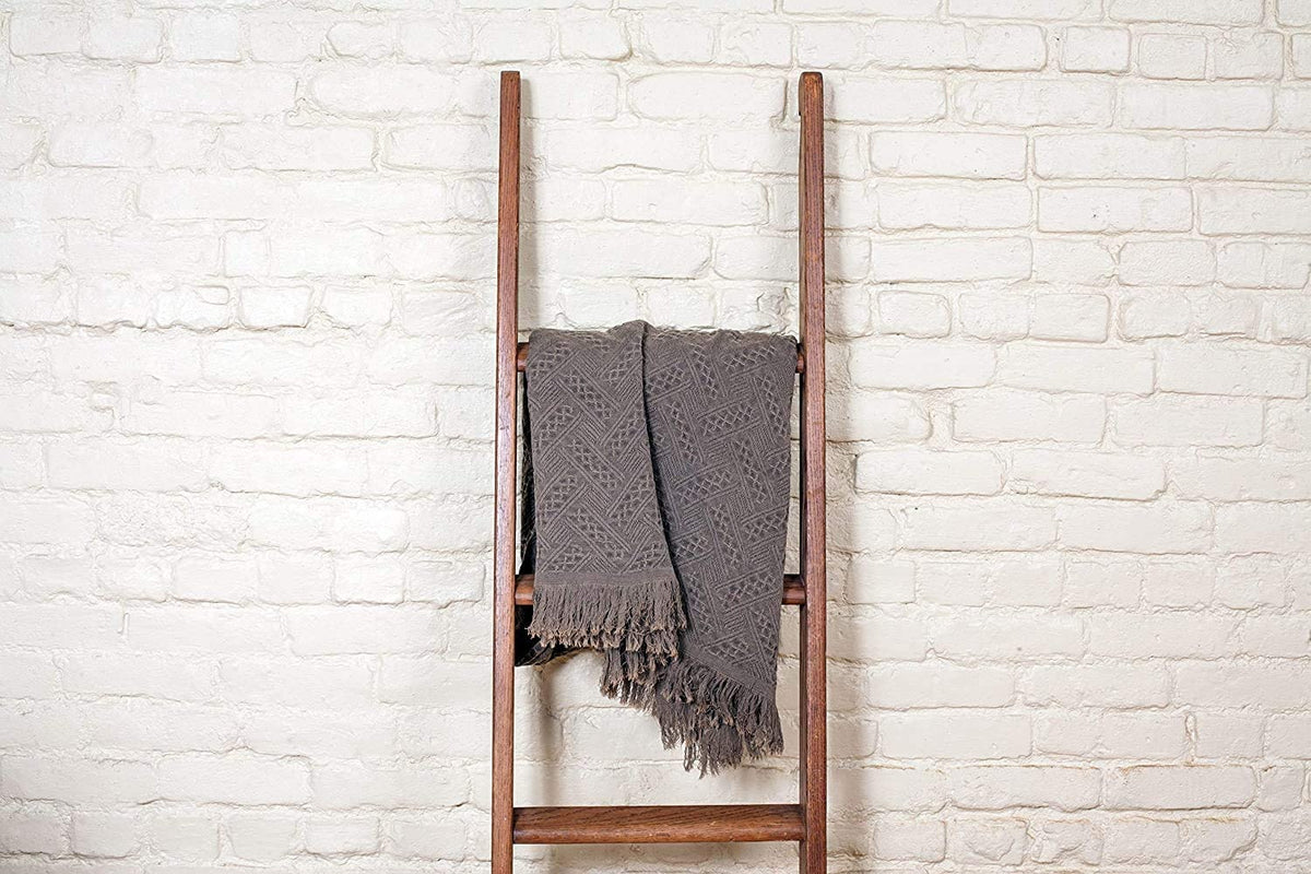 Kasentex 100% Cotton Knitted Throw Blanket