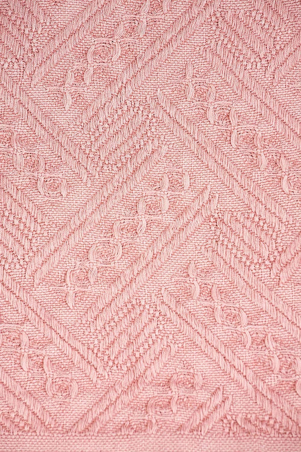 Kasentex 100% Cotton Knitted Throw Blanket