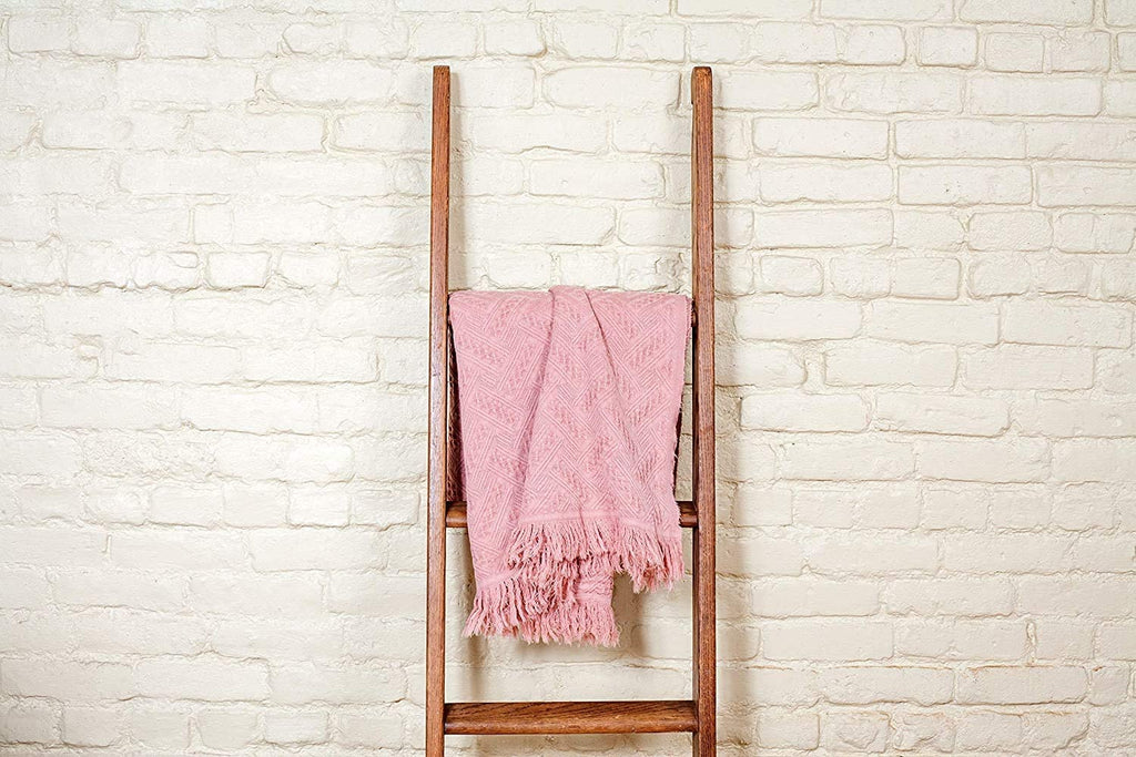 Kasentex 100% Cotton Knitted Throw Blanket