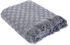 Kasentex 100% Cotton Knitted Throw Blanket