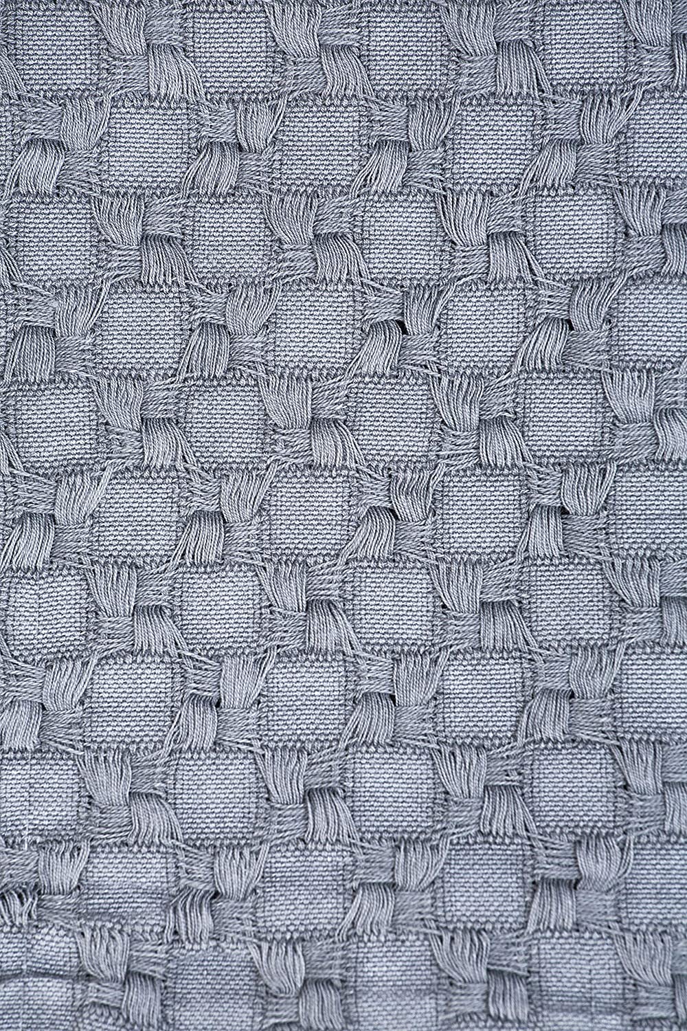 Kasentex 100% Cotton Knitted Throw Blanket