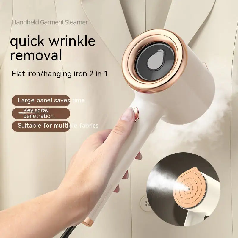 Portable Handheld Garment Steamer – Travel Fabric Steam Iron (US Plug)