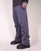 Men’s Pinstripe Tucked Wool Trousers