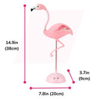 Flamingo Touch LED Desk Lamp with Phone Holder – Pink