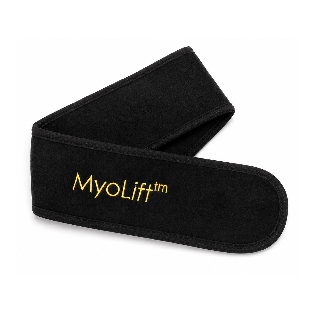 Adjustable Spa Facial Headband – Black