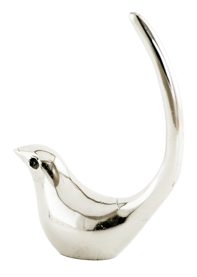 Silver Bird Ring Holder – Jewelry Organizer
