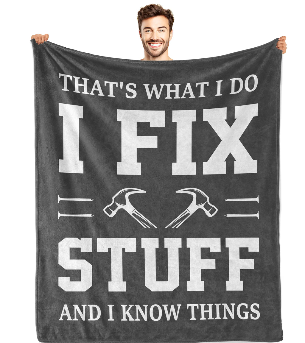 Men’s Gift Throw Blanket – Bariceneth (50 × 60)