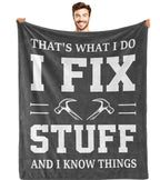 Men’s Gift Throw Blanket – Bariceneth (50 × 60)