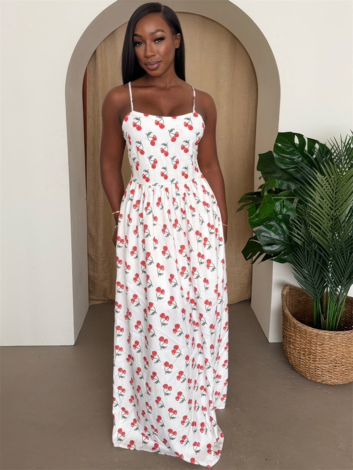 Women’s Printed Resort Maxi Dress