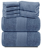 Resort Collection 8-Piece Cotton Towel Set