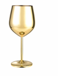 Stainless Steel Finish Wine Glass