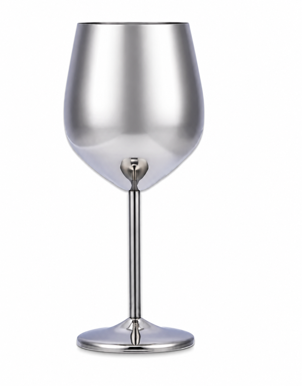 Stainless Steel Finish Wine Glass