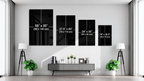 100 Dollar Bill Glass Wall Art – Size Options