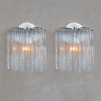 Murano Glass Tube Wall Sconce – Handcrafted Decorative Glass