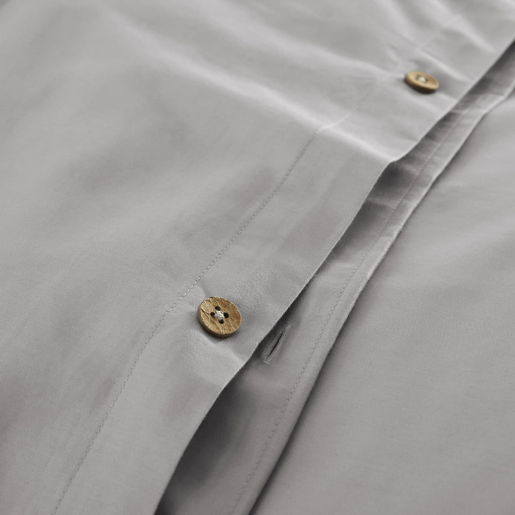 500 Thread Count Organic Cotton Sateen Duvet Cover Set