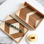 Wood Cake Serving Tray