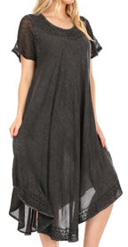 Women’s Relaxed Embroidered Caftan Dress