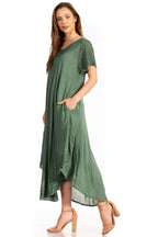 Women’s Relaxed Embroidered Caftan Dress