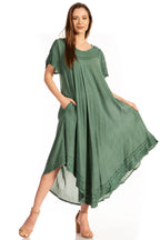 Women’s Relaxed Embroidered Caftan Dress
