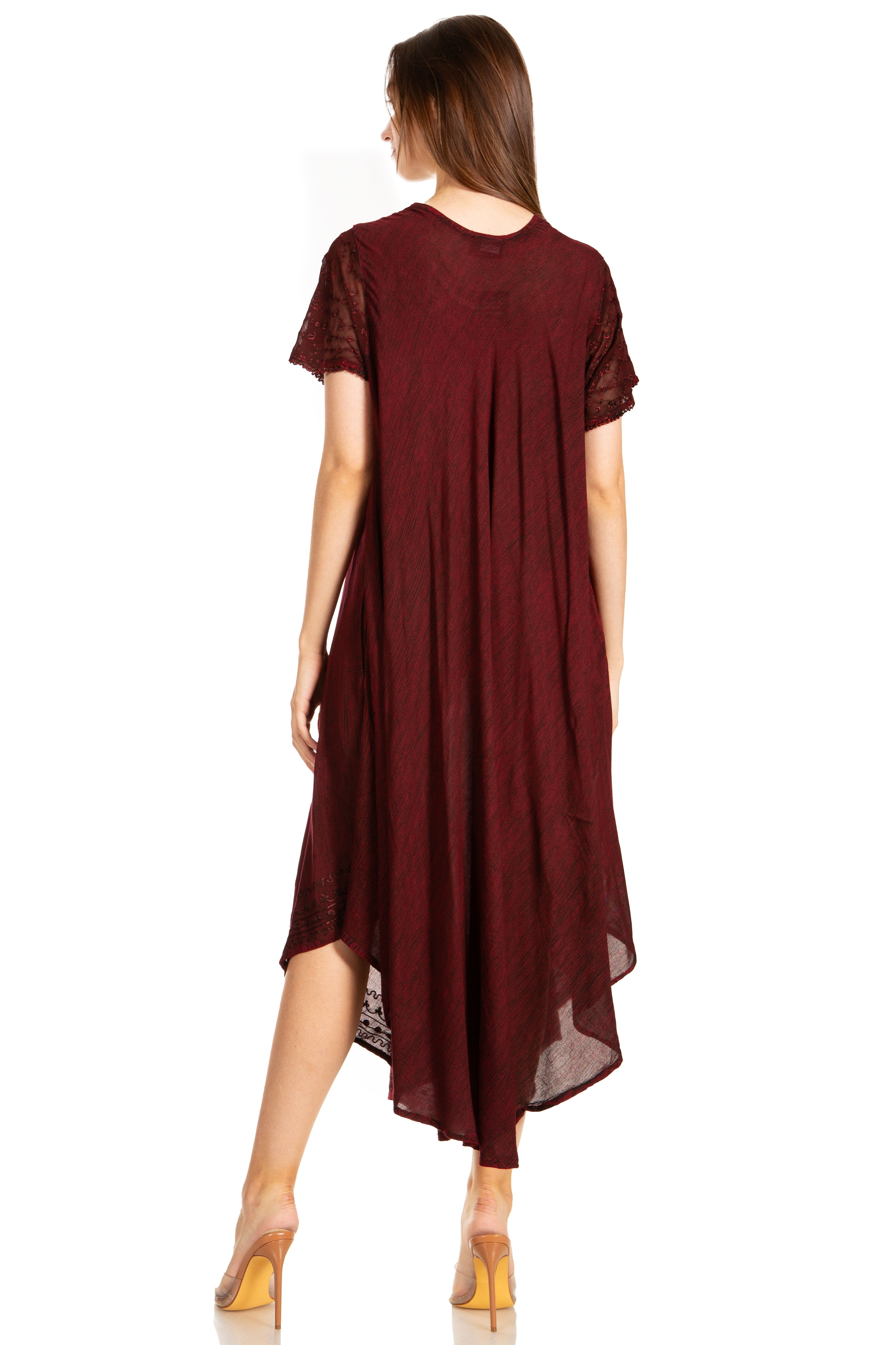 Women’s Relaxed Embroidered Caftan Dress