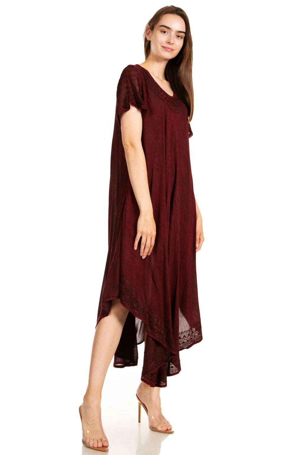 Women’s Relaxed Embroidered Caftan Dress