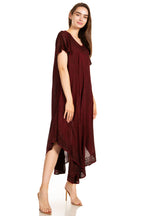 Women’s Relaxed Embroidered Caftan Dress