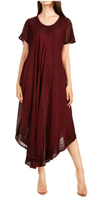 Women’s Relaxed Embroidered Caftan Dress