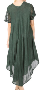 Women’s Relaxed Embroidered Caftan Dress
