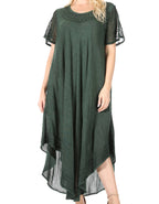 Women’s Relaxed Embroidered Caftan Dress