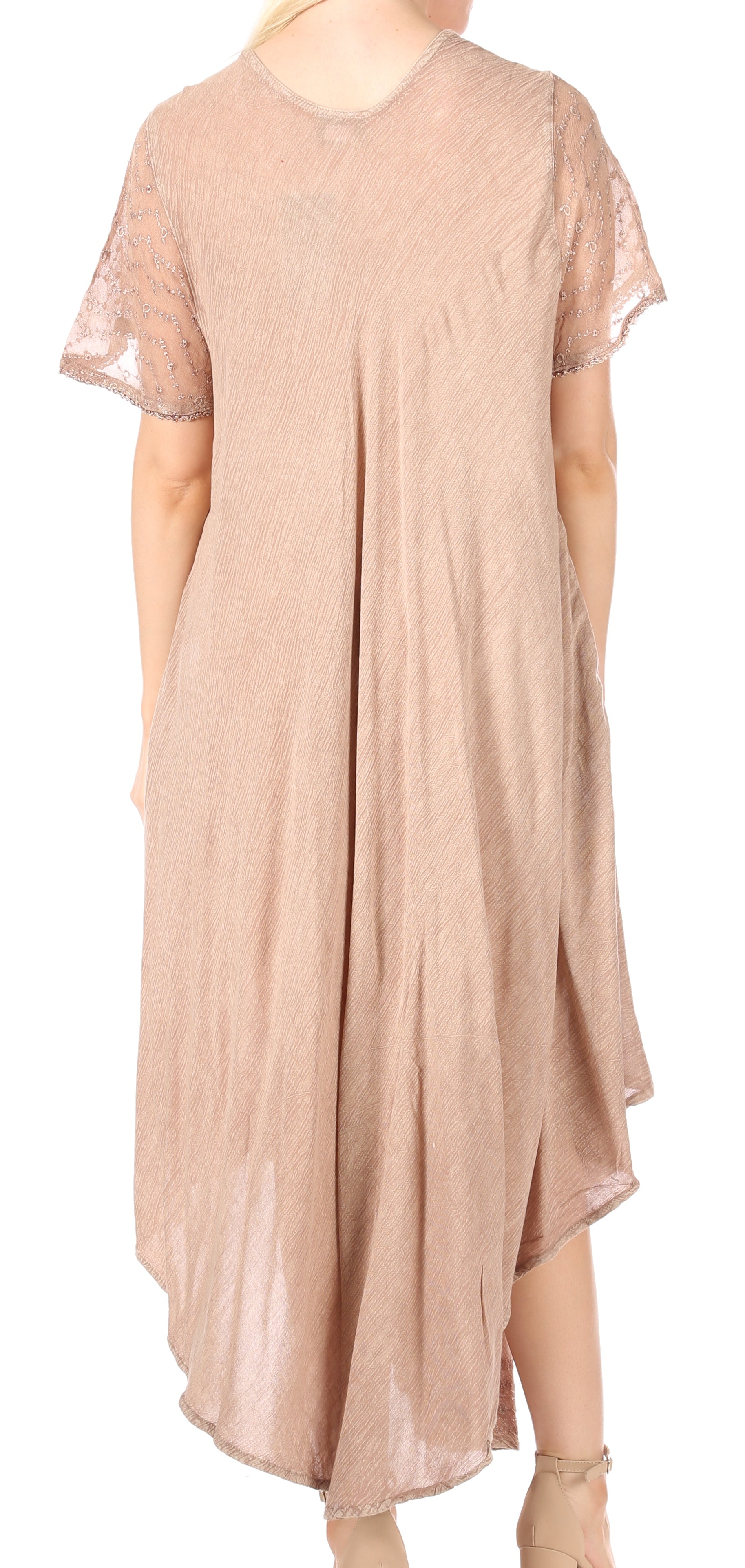 Women’s Relaxed Embroidered Caftan Dress