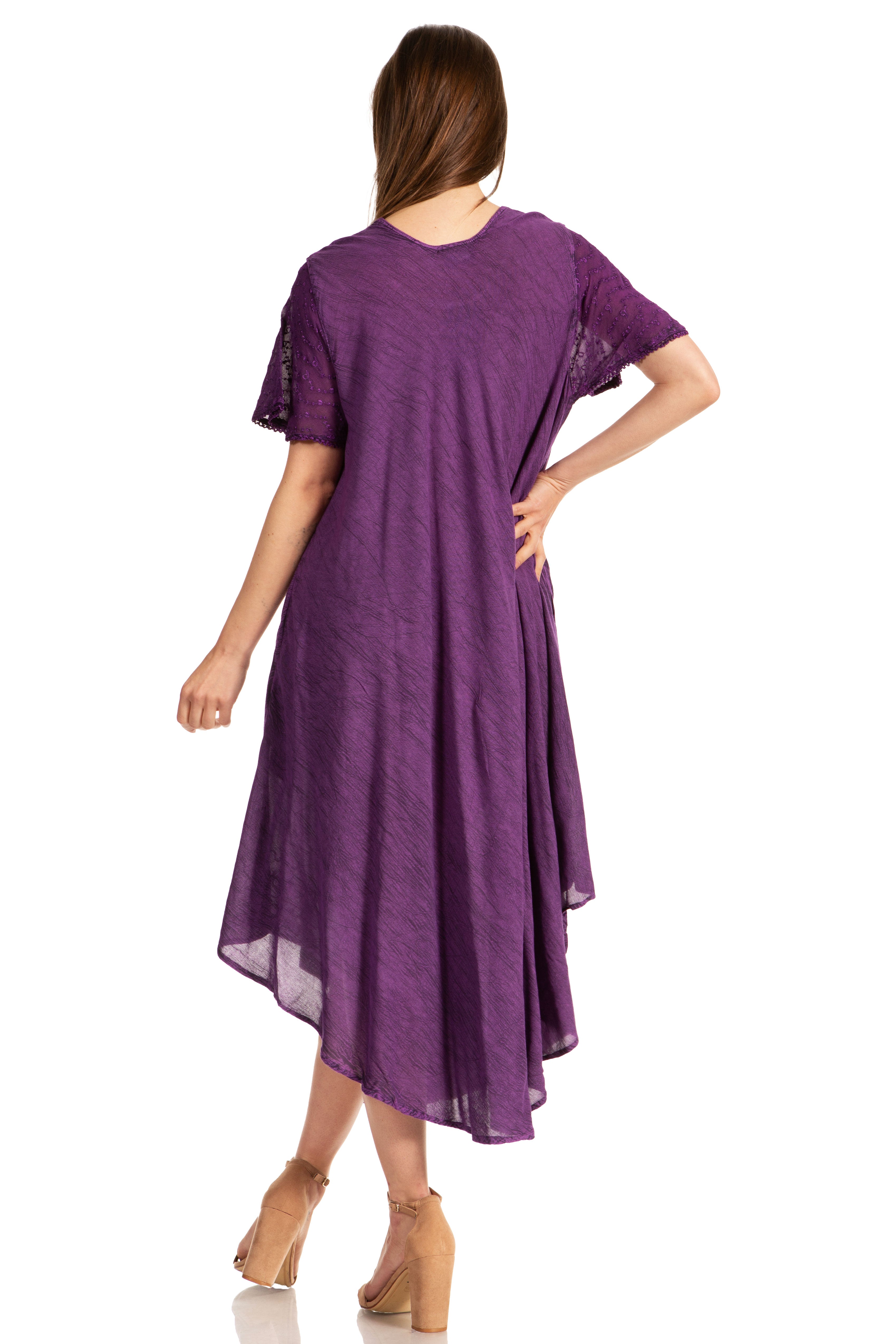 Women’s Relaxed Embroidered Caftan Dress