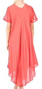 Women’s Relaxed Embroidered Caftan Dress