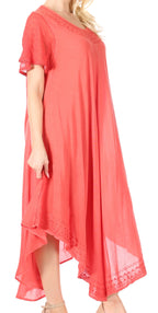 Women’s Relaxed Embroidered Caftan Dress