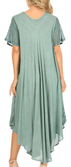 Women’s Relaxed Embroidered Caftan Dress