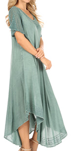 Women’s Relaxed Embroidered Caftan Dress