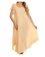 Women’s Relaxed Embroidered Caftan Dress