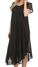 Women’s Relaxed Embroidered Caftan Dress