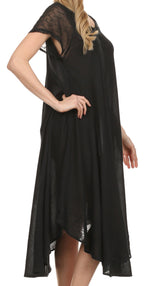 Women’s Relaxed Embroidered Caftan Dress